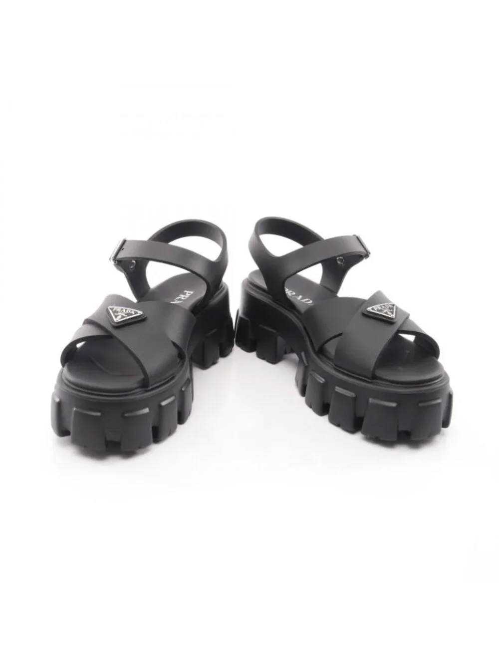 Prada Sandals Monolith Black